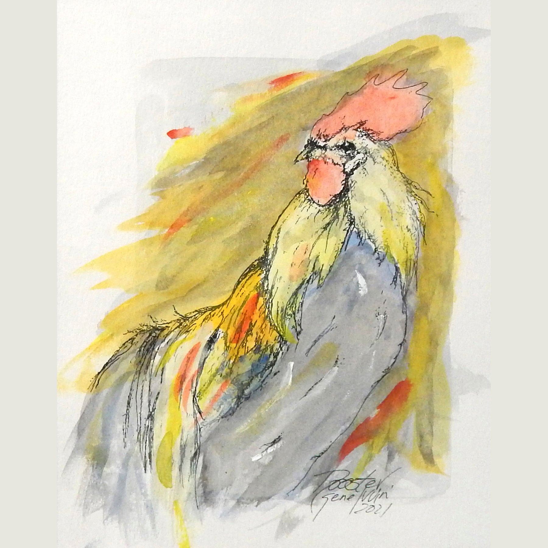 Rooster Original - Gene's Pen & Ink