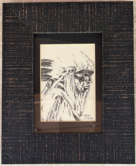 Native American Indian Chief Original